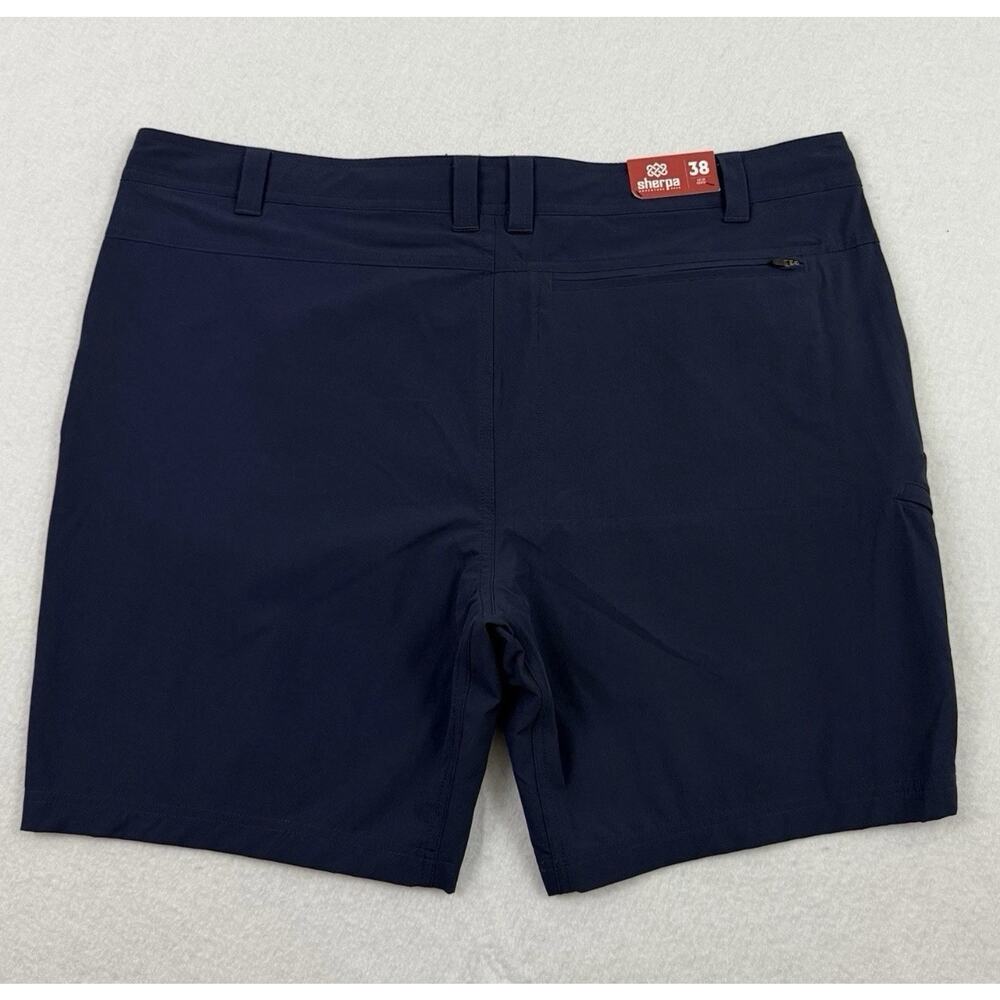 Sherpa Adventure Gear Mens 34 Cargo Shorts Blue Jamyang Drawstring Nylon Hiking - Picture 4 of 15